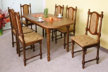 Stół i krzesła Komplet 9