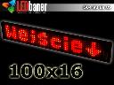Reklama diodowa 100x16  -  Panel LED, ekran led