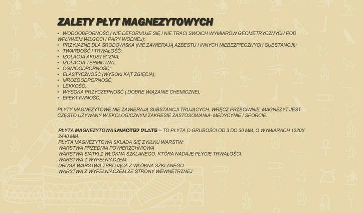 Płyta magnezytowa 10 mm -alternatywa karton-gips, Kamień Białobrzegi, mazowieckie