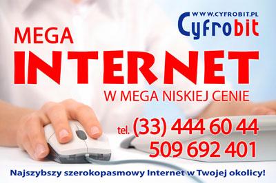 Internet Cyfrobit 2Mbps/4Mbps, Pisarzowice, śląskie