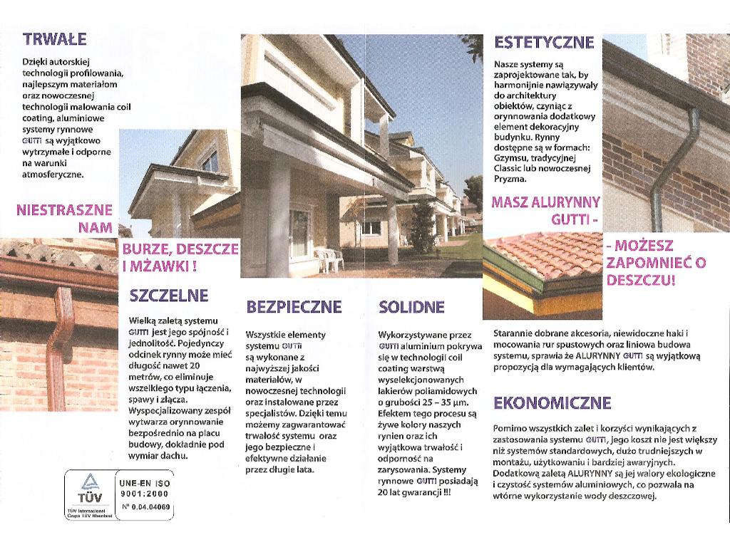 Produkcja rynien aluminiowych, BYTOM, śląskie
