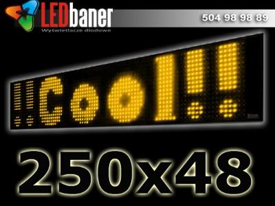 Reklama LED 250x48 - kliknij, aby powiększyć