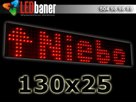 Reklama LED 130x25