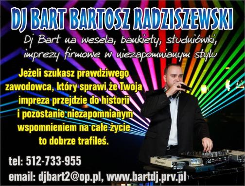 Dj Bart na wesele Giżycko Olecko Kętrzyn Ełk, Giżycko,Ełk,Mikołajki,Mrągowo,Kętrzyn,Olecko, warmińsko-mazurskie