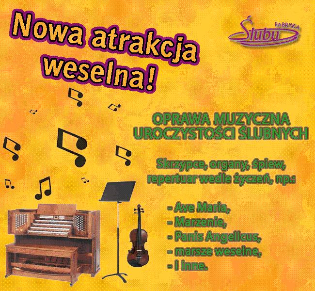 Oprawa muzyczna Skrzypce śpiew organista