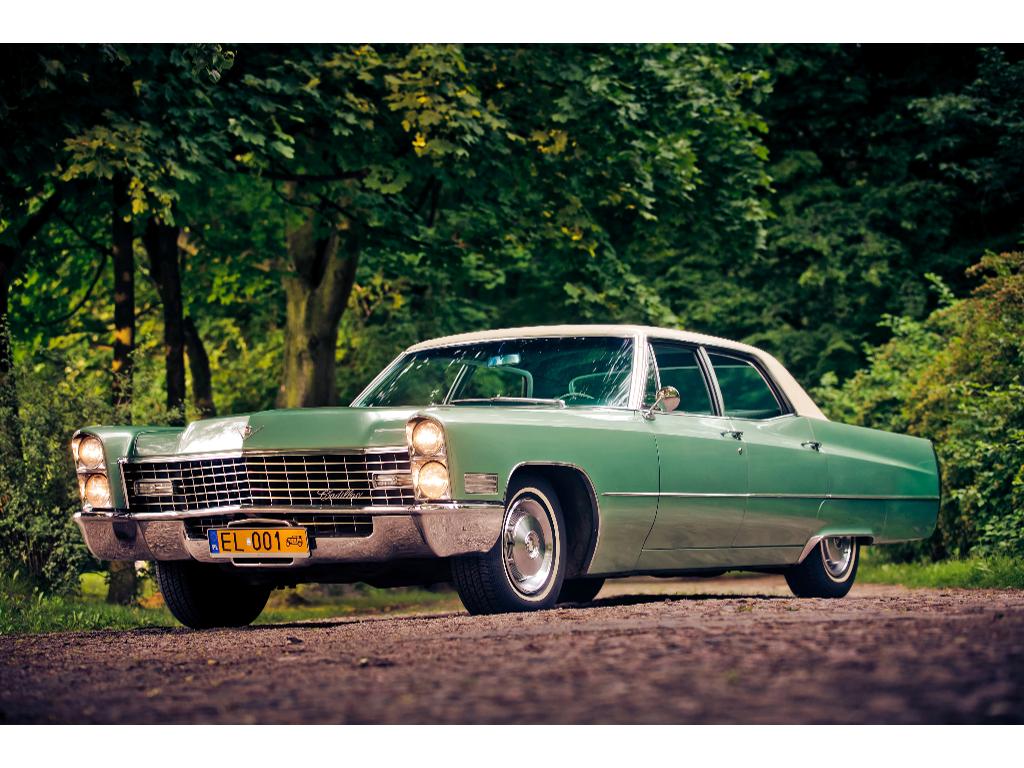 SLUBY ŁÓDŹ  Zabytkowy Cadillac DeVille 1967 SLUBY ŁÓDŹ