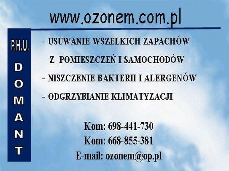 OZONOWANIE - CHRZANÓW TRZEBINIA KRAKÓW, Kraków Chrzanów Trzebinia, małopolskie