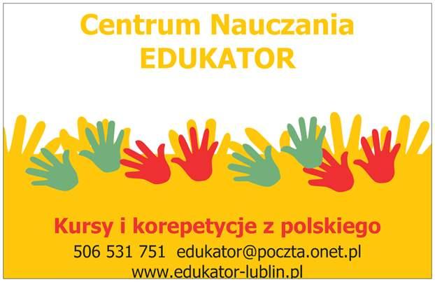 KURS MATURALNY GIMNAZJALNY język polski Lublin, lubelskie