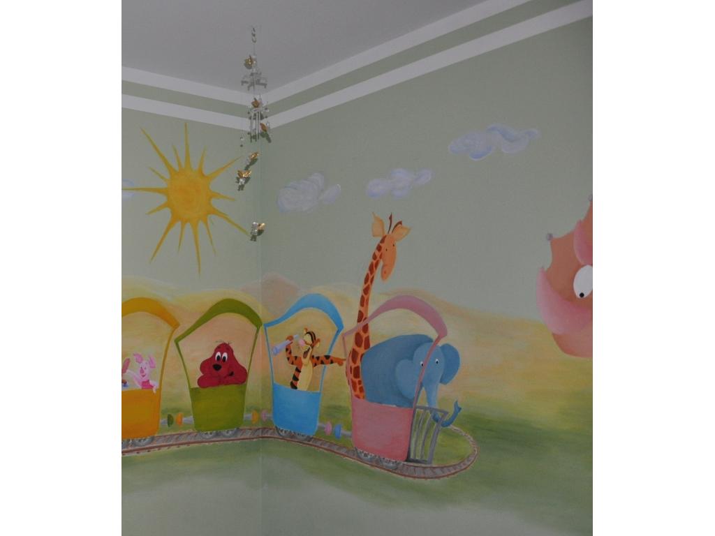 Pokój dziecięcy - malarstwo scienne