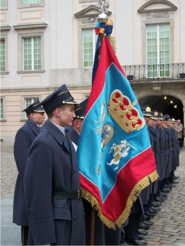 Sztandar Szkoły Kadetów wg  sztandaru z powstania styczniowego