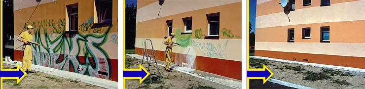 Usuwanie graffiti, Lidzbark Warmiński, warmińsko-mazurskie