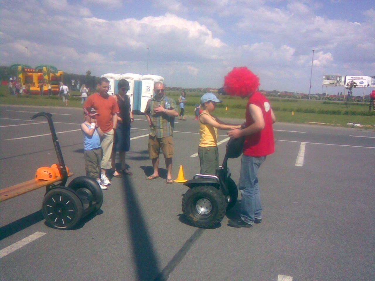 Pojazd dwukołowy segway