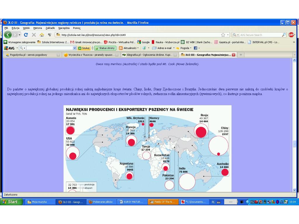 Lekcja geografii