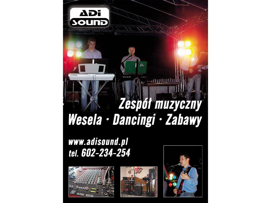 Zespół muzyczny AdiSound, Poznań, wielkopolskie