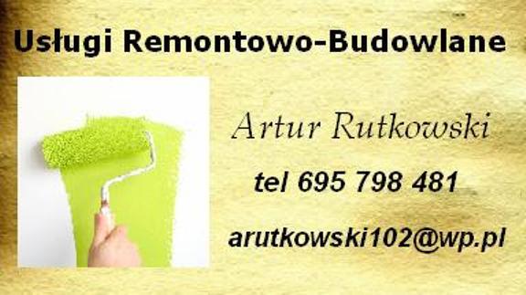 Usługi Remontowo - Budowlane. Artur Rutkowski, Warszawa, mazowieckie