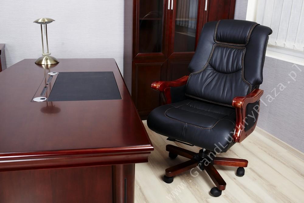 Skórzany fotel biurowy dla prezesa BOSSE, Stara Iwiczna, mazowieckie