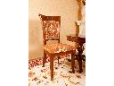 Ręcznie zdobione krzesło salonowe # 4020