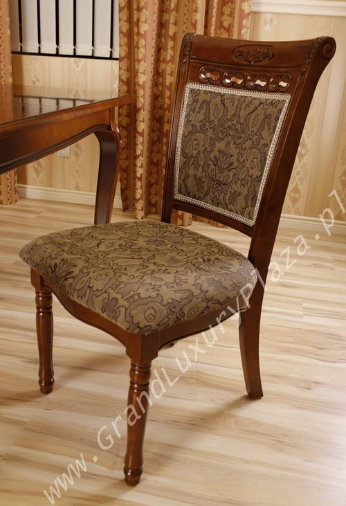 Ręcznie zdobione krzesło do salonu jadalni #8010, Stara Iwiczna, mazowieckie