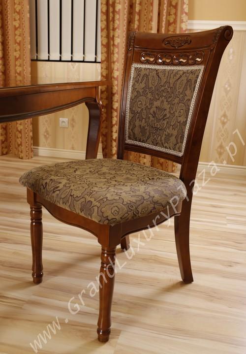 Ręcznie zdobione krzesło do salonu jadalni #8010, Stara Iwiczna, mazowieckie