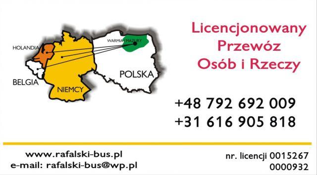 Polska Holandia Belgia Niemcy-Przewóz Osób, Reszel, Olsztyn, Ostróda, warmińsko-mazurskie