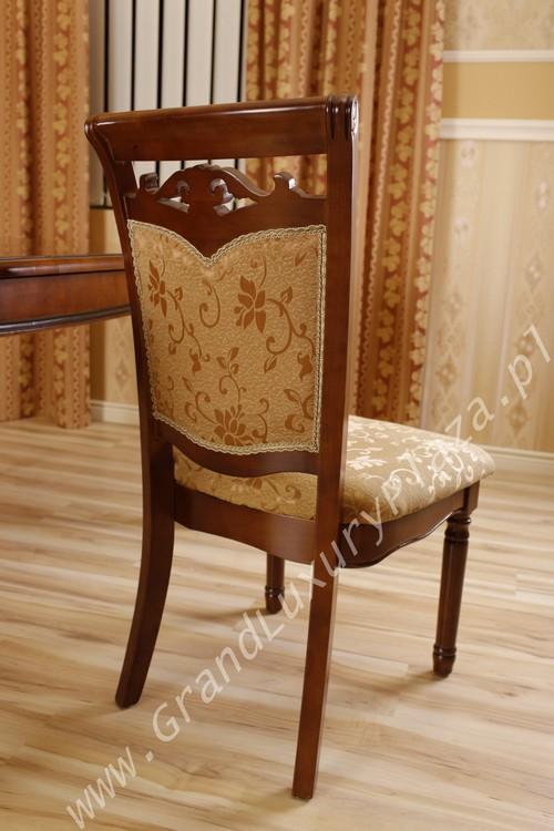 Ręcznie zdobione krzesło salonowe #8001 drewno, Stara Iwiczna, mazowieckie