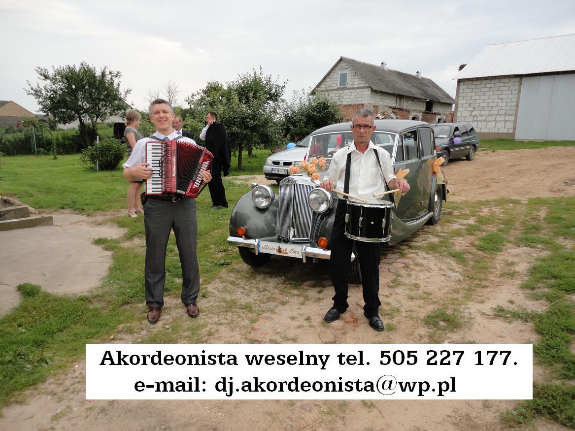 Dj akordeonista weselny, Białystok, podlaskie