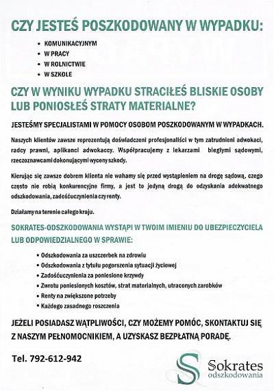 MIAŁEŚ WYPADEK? - ODZYSKAMY TWOJE ODSZKODOWANIE, Częstochowa, śląskie