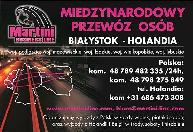 Przejazdy do Holandii (podlaskie, mazowieckie), Białystok, Zambrów, Warszawa, Łódz, Poznań, podlaskie