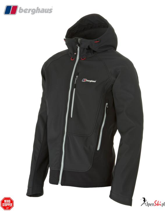 WINDSTOPPER BERGHAUS BRETOPN SOFT SHELL JACKET POPIELATY