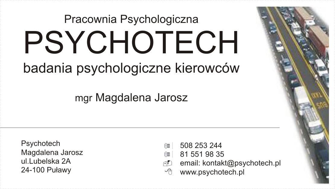 Badania Psychologiczne Psychotechniczne PUŁAWY, lubelskie