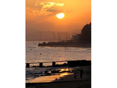 Zachód słońca w Santander - kliknij, aby powiększyć