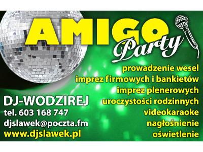 Amigo Party, www.djslawek.pl tel.603168747 Muzyczna oprawa - kliknij, aby powiększyć