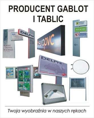 Billboardy, Billbordy, szyldy, tablice reklamowe, totemy, gabloty aluminiowe, gabloty ogłoszeniowe