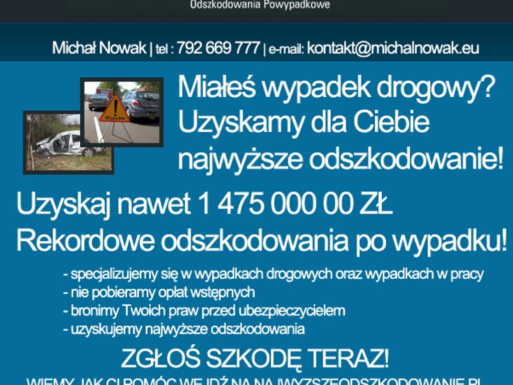 Miałeś wypadek? Należy Ci się odszkodowanie !!!