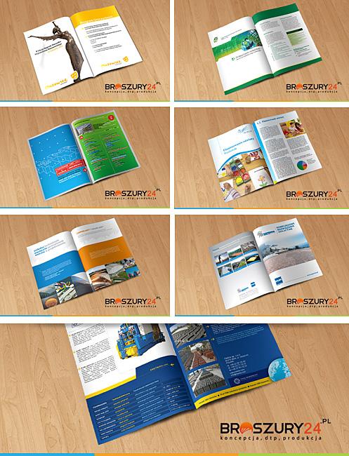 katalogi firmowe, foldery firmowe, projekty graficzne