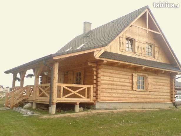 Oryginalne wykonanie domów drewnianych