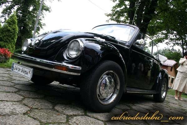 VW Garus Kabriolet czarny