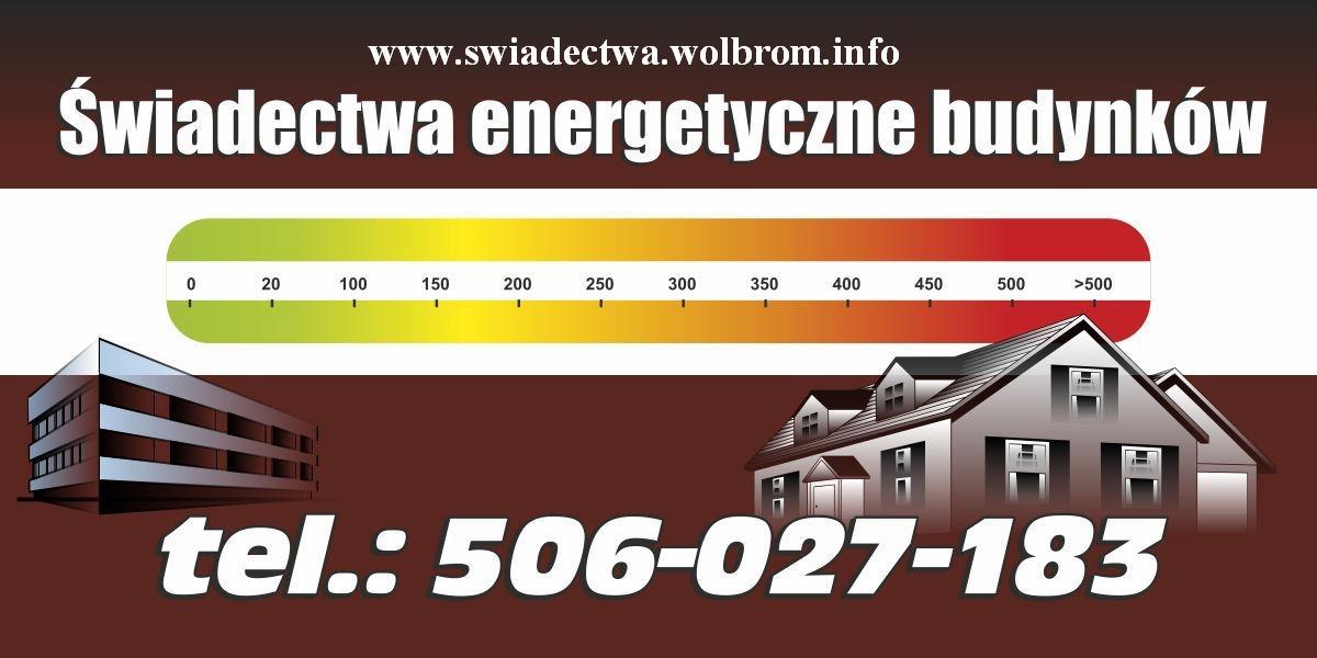 Świadectwa, certyfikaty energetyczne budynków!!!, małopolskie
