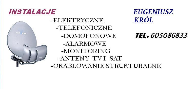 Instalacjie elektryczne , Brzeziny, łódzkie