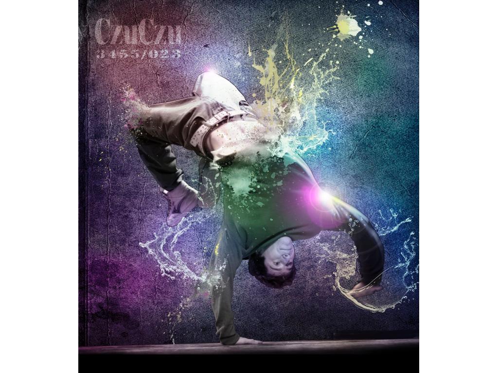 Bboy Czuczu - ilustracja/plakat tancerza