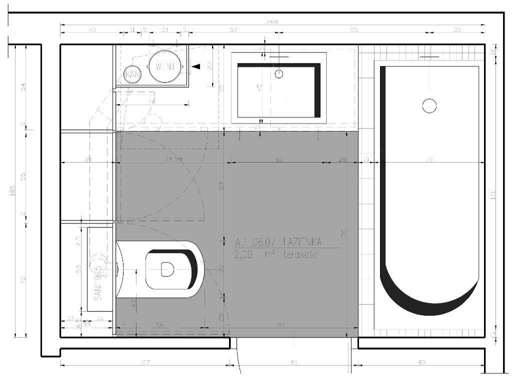 realizacje - projekt łazienki