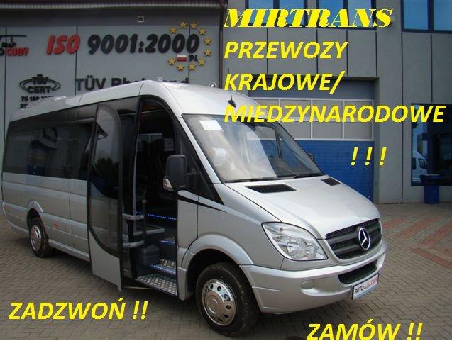 MIRTRANS Przewozy osób Krajowe/Miedzynarodowe !!!!, Warszawa, Lublin, Biała Podlaska, Siedlce, mazowieckie