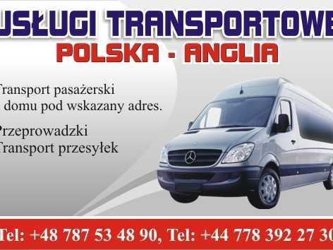 PRZEWÓZ OSÓB,PRZEPROWADZKI,TRANSPORT AUT PL-UK-PK