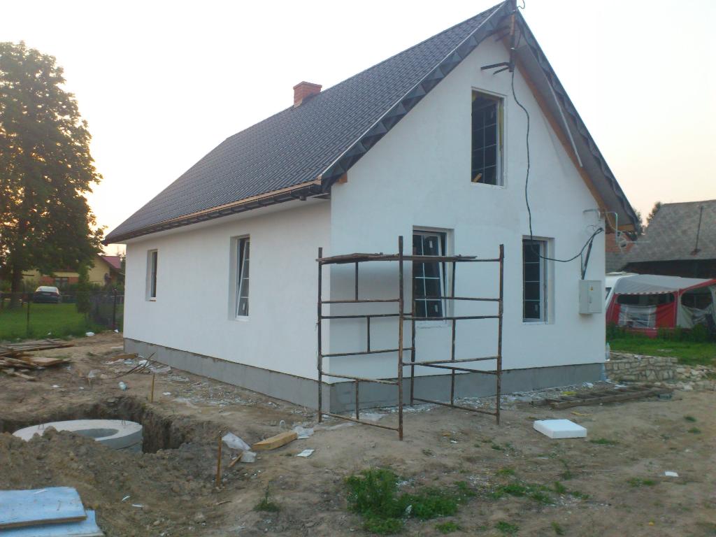 Ocieplenie zewnętrzne domku drewnianego
