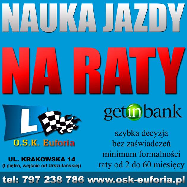 Nauka jazdy, kat B, szybki kurs, miła atmosfera, Tarnów, małopolskie