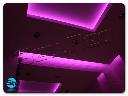 Realizacja oświetlonego sufitu - Taśma LED RGB