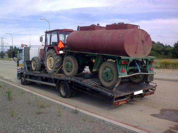 transport minikoparek, koparek, maszyn rolniczych