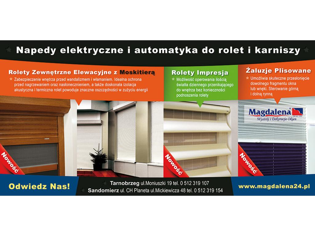 Automatyka do rolet i karniszy, napędy elektryczne