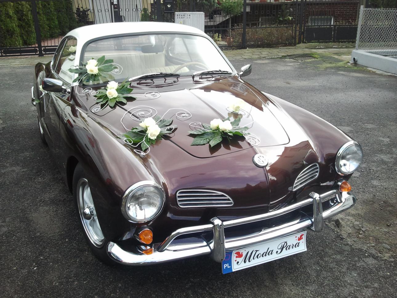 Auto do ślubu Karmann Ghia