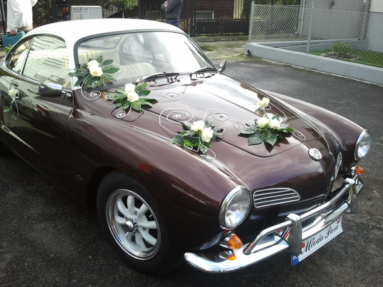 Auto do ślubu Karmann Ghia